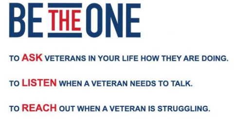 Be the One: Ask, Listen, Reach Out